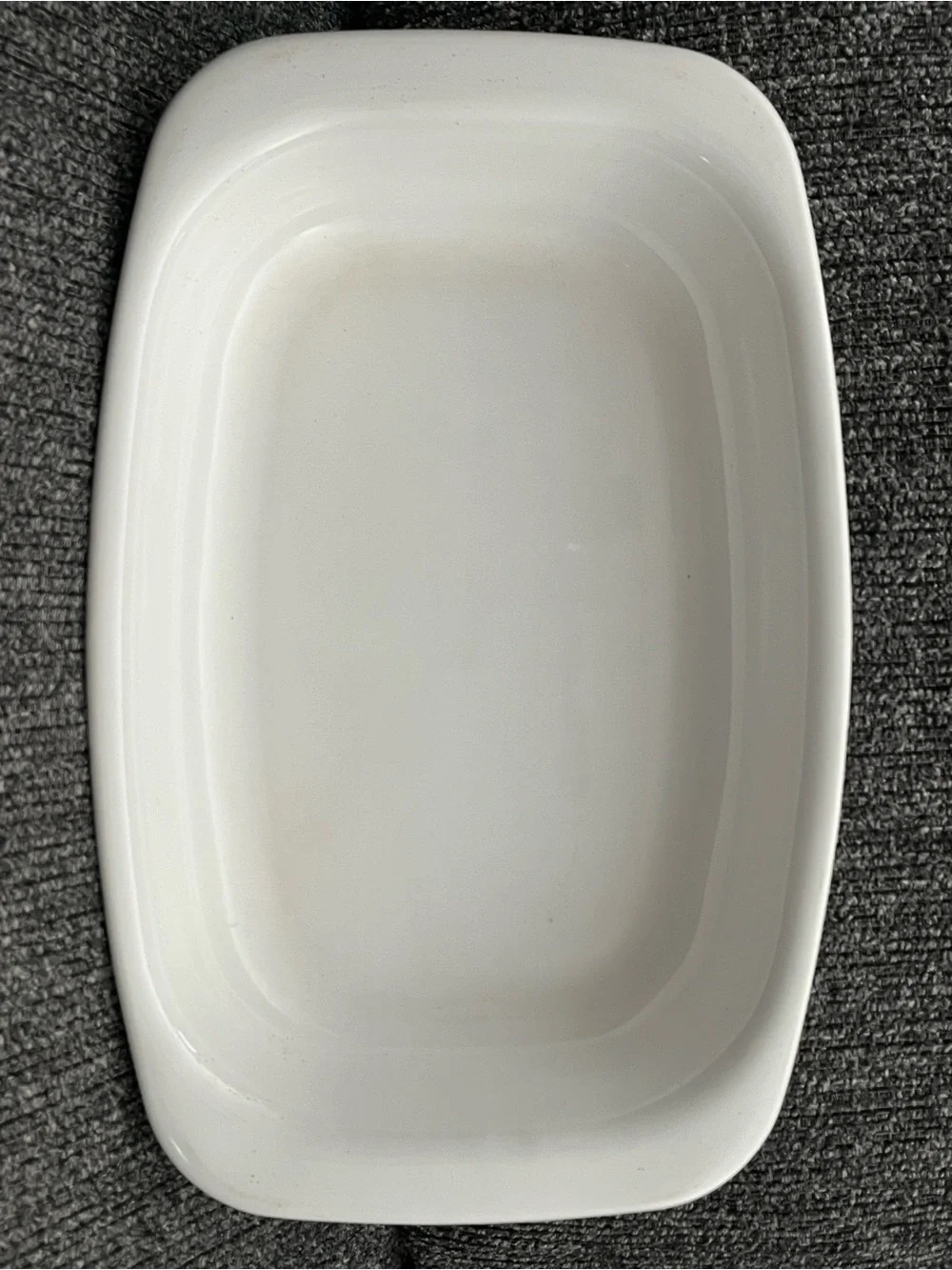 Vntg 1966-69 Blue Cone Flower Corningware Roaster